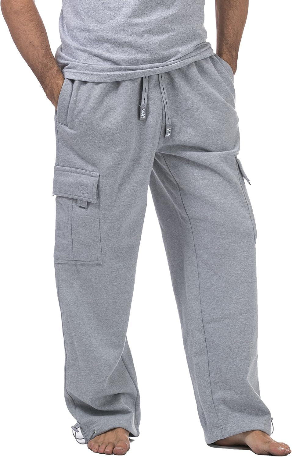 Men'S Heavyweight Fleece Cargo Pants