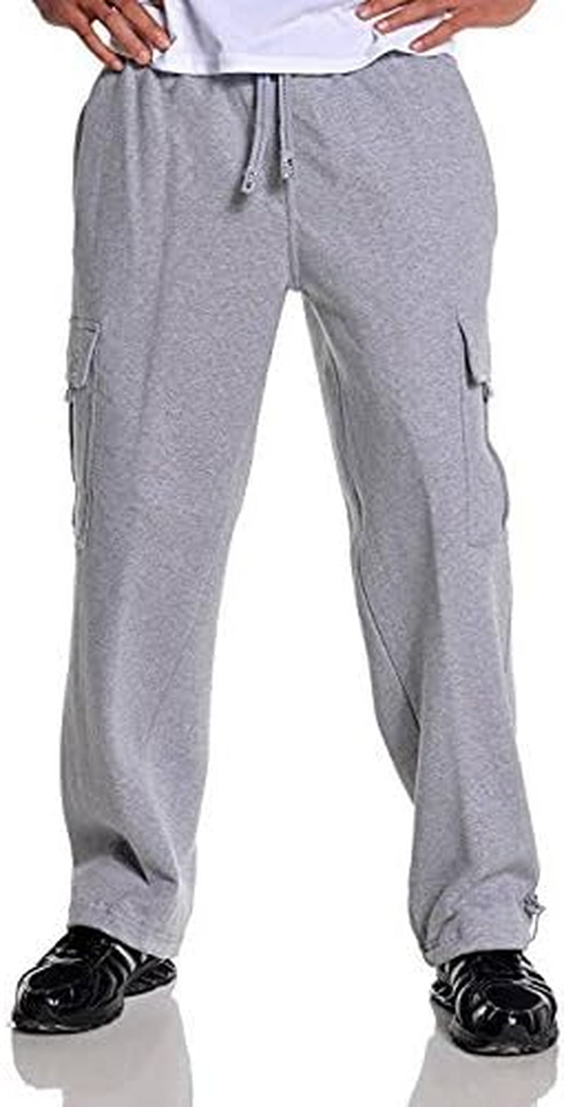 Men'S Heavyweight Fleece Cargo Pants
